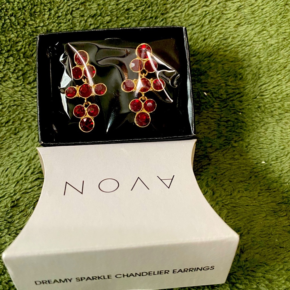 Ruby earrings